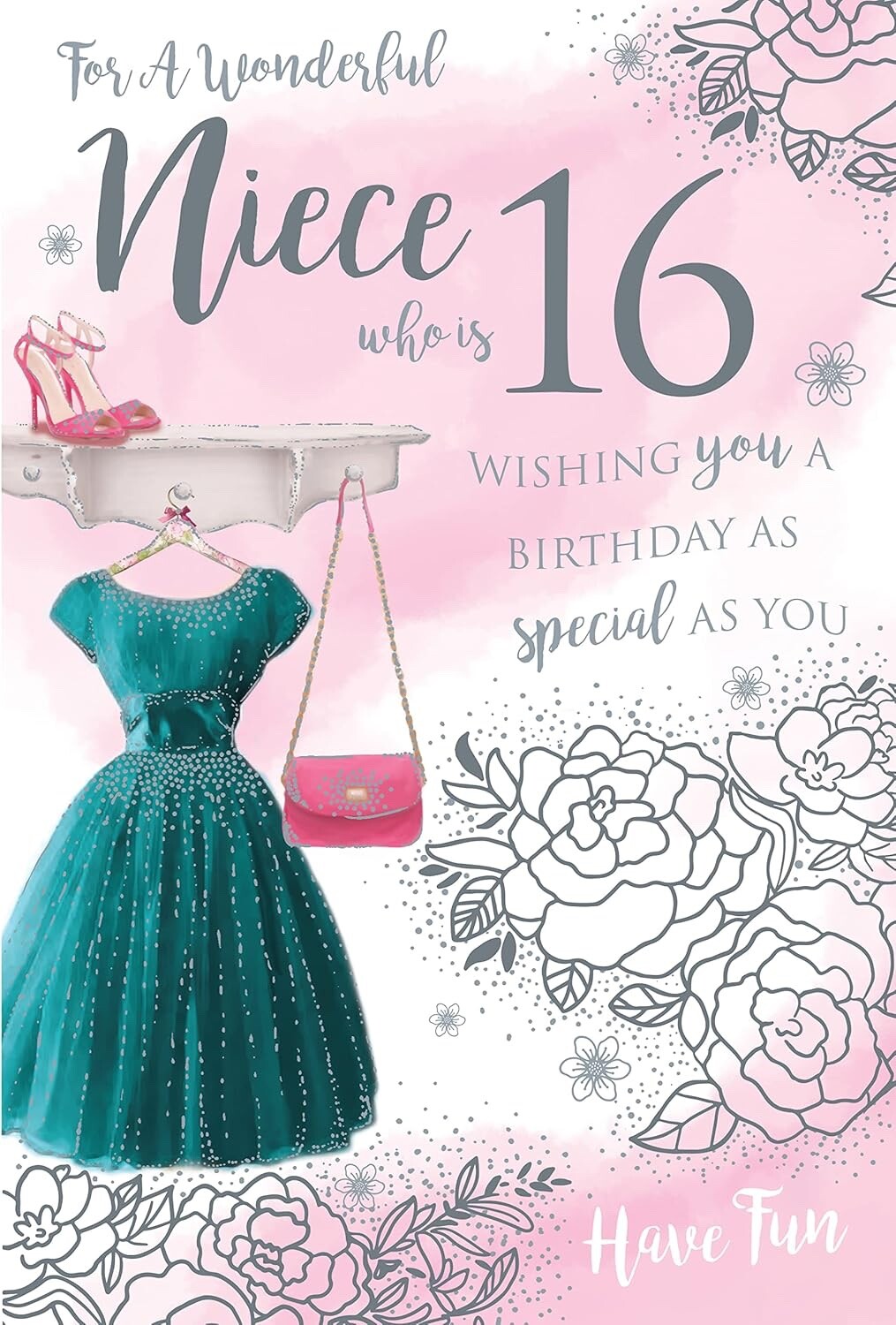 To a Wonderful Niece Who is 16 Wishing a fun Special 16th Birthday Greeting Card