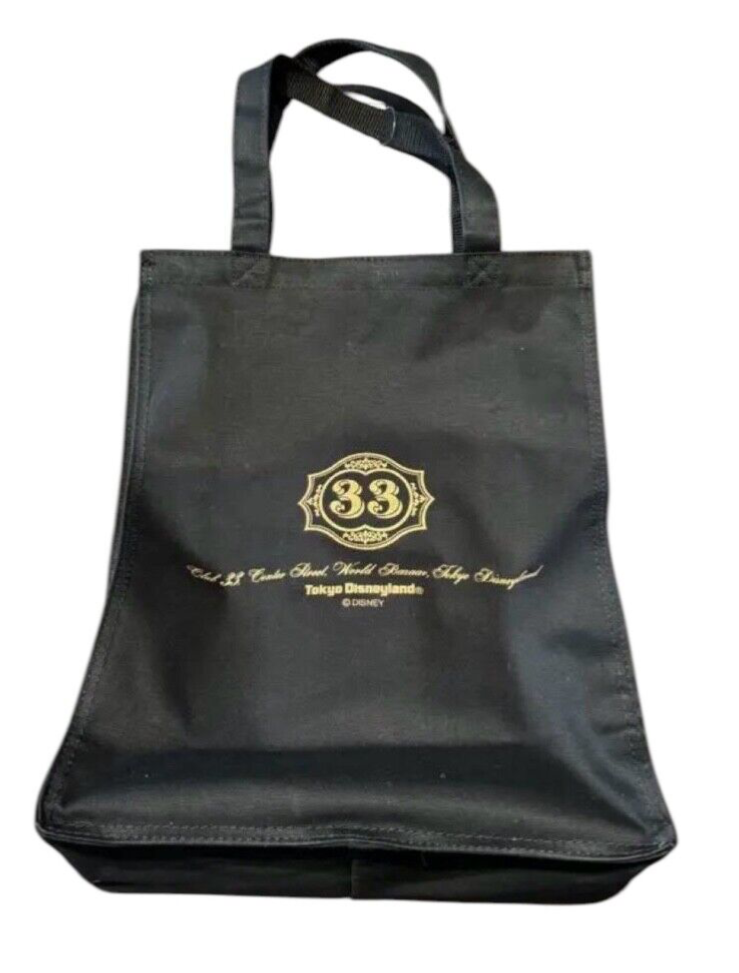 Club 33 Tokyo Disney Land Member Exclusive Limited Tote Bag Black