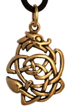 Dagan Lucky Dragon Pendant Bronze Jewelry - NEW
