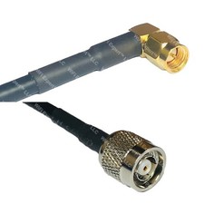 RFC240 SMA MALE ANGLE to RP-TNC MALE Coax RF Cable USA-Ship Lot