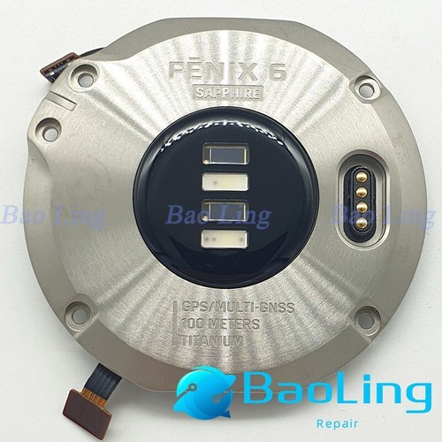 Für Garmin Fenix 6 Backcover Hülle Silber (ohne Akku)