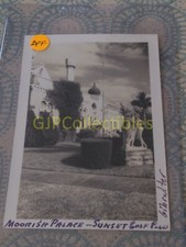 BPF VINTAGE PHOTOGRAPH Spencer Lionel Adams MOORISH PALACE SUNSET GOLF CLUB