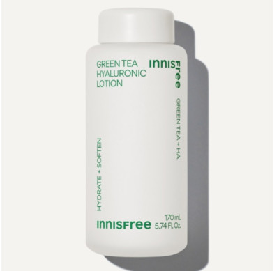 Innisfree Green Tea Hyaluronic Lotion 170ml Hydrate Moisturize Daily Skincare