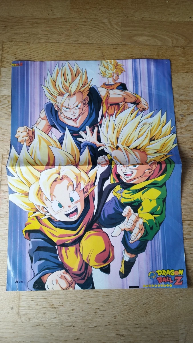 Dragon Ball Z affiche classic Goku SSJ vs Freeza 40X30cm papier épais