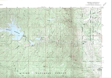 Cascade, Colorado 1986 Vintage USGS Topo Map 7.5 Quadrangle Topographic