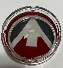 Posacenere vintage Marlboro Flavor Chase in vetro 4 slot alto 4” x 1,5”