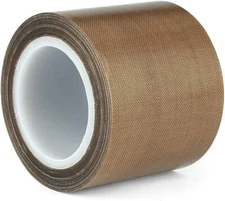 2" x 33ft Teflon Tape PTFE 180um Thicker 70-260°C Adhesive High-Temp Fiberglass