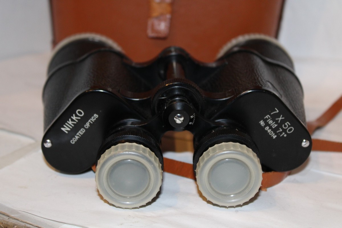 Nikko 7x50 Binoculars Field 7.1 No. 84014 with Case Japan | eBay