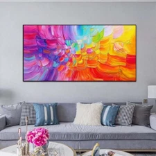 Hand Painted Oil Painting On Canvas Abstract Wall Art Modern Home Decor X279