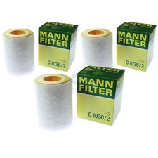 3x Original MANN-FILTER Luftfilter C 1036/2 Air Filter für Smart