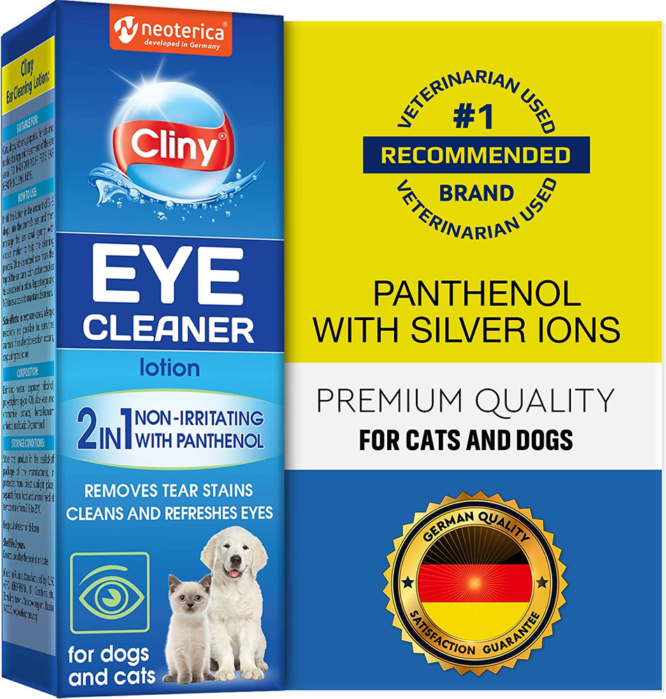 Gentle Cat & Dog Eye Wash Drops for Tear Stain Removal & Infection Care