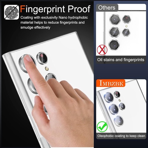 For Samsung Galaxy S25 Ultra S24+ S23 9H Tempered Glass Camera Lens Protector - 第 6/15 張圖片