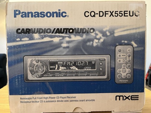 Panasonic CQ-DFX55EUC Car Radio CD Player Auto radio Old School Rare As/is