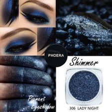 PHOERA PIGMENT EYESHADOW SHIMMER GLITTER EYE SHADOW CREAM POWDER PALLET MAKEUP