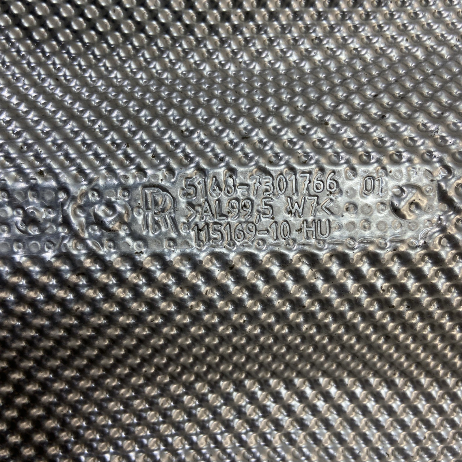 Rolls-Royce Dawn 2017-2023 Exhaust heat shield