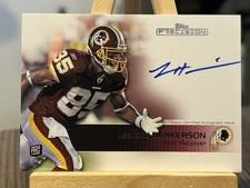 2011 Topps Precision - Leonard Hankerson #114 Auto Rookie On Card. rookie card picture