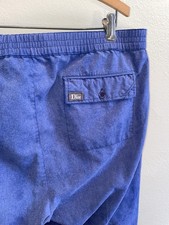 vintage blue cotton Dior casual pants Large Inseam 33  