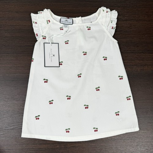 Petite Plume Pajama Set Cherries - Girls 3 - New - Read - Picture 2 of 17
