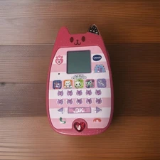 Gabbys Dollhouse Vtech Phone Kid's Learning Educational Toy Pink Tested
