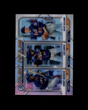 2021 Bowman Chrome Refractors Carpio/Ronny Mauricio/Ryley Gilliam (ref 164260)