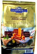 Ghirardelli Premium Chocolate Squares Assortment 23.6 Oz Bag EXP 03/2026