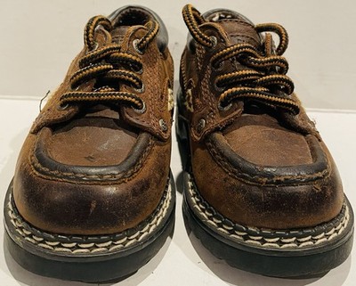 BUSTER BROWN BABY BOY FULL LEATHER BROWN QUALITY SHOES SIZE [AF]