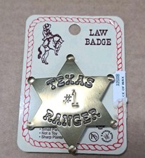 NEW Texas Ranger Novelty Law Badge Personalized #1