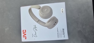 JVC Wireless Headphones with 50H Battery Life, Soft Cushions, Matt Beige 