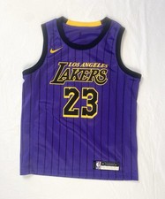 Nike LeBron James #23 Lakers Swingman Jersey, Youth M, EUC