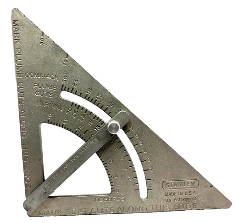 Stanley  Adjustable Framing Quick Speed & Rafter Square Made in USA