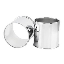 Pcs 4.5inch Trailer Wheel Center Cap Push 4.25" OD 4.27" H 2 2Pcs Chrome