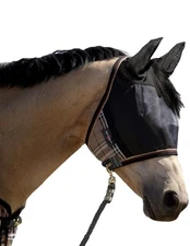 Kensington Fly Mask Fleece Lined Mesh Ears UV Protection KCM5