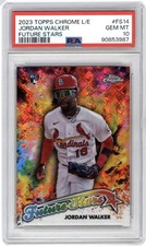 2023 Topps Chrome Logofractor #FS-14 Jordan Walker RC PSA 10 Future Stars Rookie