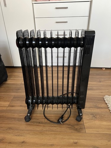 Zanussi 2300W Oil Filled Radiator 11 Fin Portable Electric Heater & Remote Co...