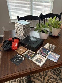 SEGA Saturn Console Bundle w/ Controllers & Over 18 Games.