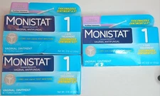 3-Pack Monistat 1 Day Yeast Infection Treatment Vaginal Antifungal  EXP 1/26+