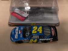 Jeff Gordon Signed Pepsi Dupont 1:24 Diecast COA Hendrick Chevrolet