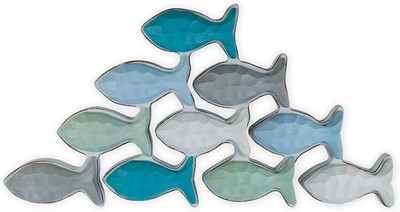 Wooden Fish Wall Decor Coastal Beach Lake House Small