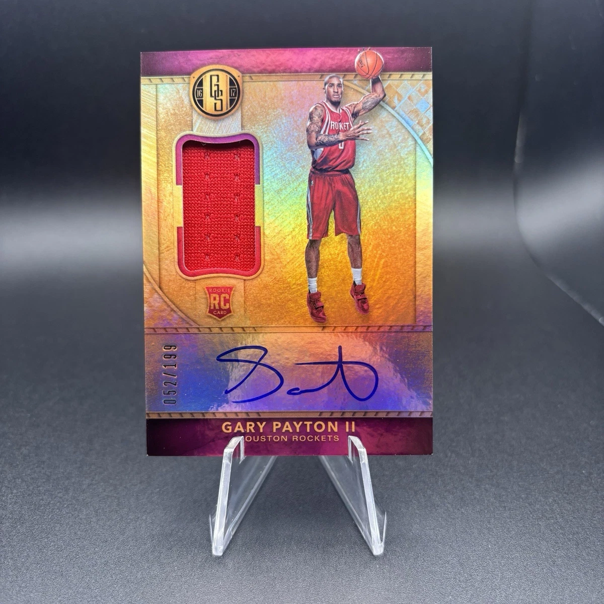 Panini Gary Payton Basketball Autographed Sports Trading Cards