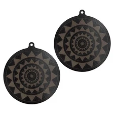 Thermochromic Silicone Mats 24cm for Induction Cooktop Heat Protection