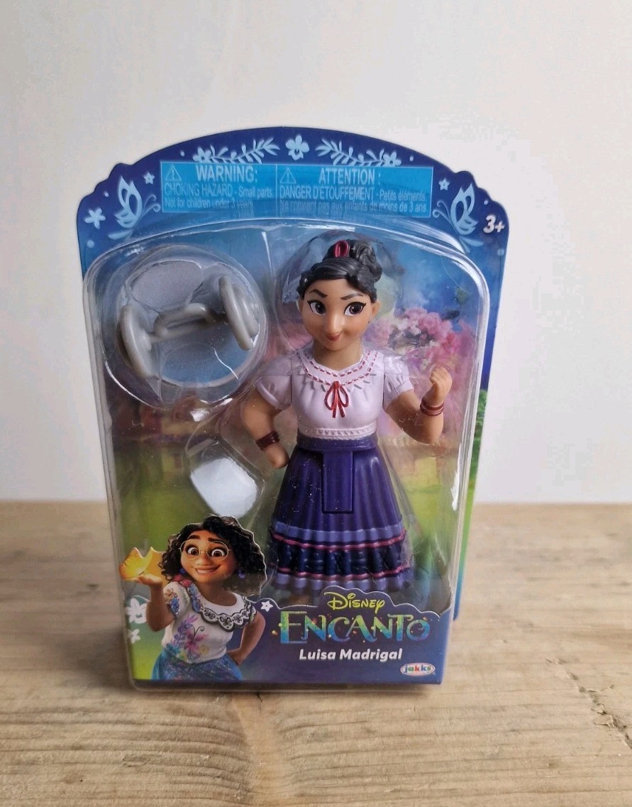 Disney ENCANTO Luisa Madrigal 3""/8cm Figure with Accessory: New & Sealed