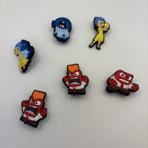 6er Pack Disney Schuh Charms Inside Out Figuren - NEU - Bild 1 von 2