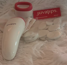 Juvalips Lip Plumper Device White/Pink with Medium Replacement Pads