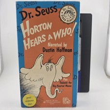 Dr. Seuss Horton Hears A Who! VHS Tape Narrat...