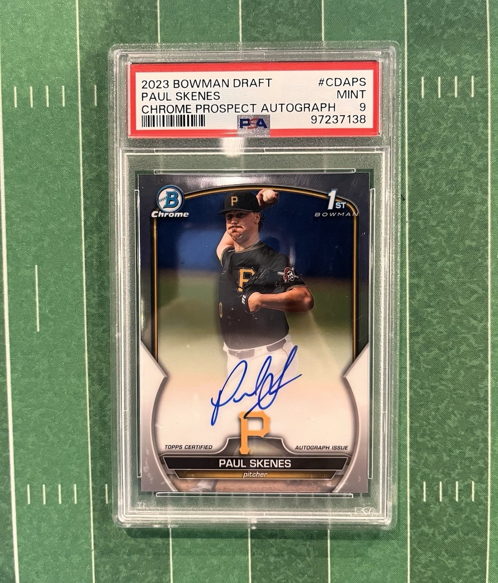 2023 Bowman Draft Paul Skenes 1st Bowman Chrome Auto RC PSA 9 | eBay