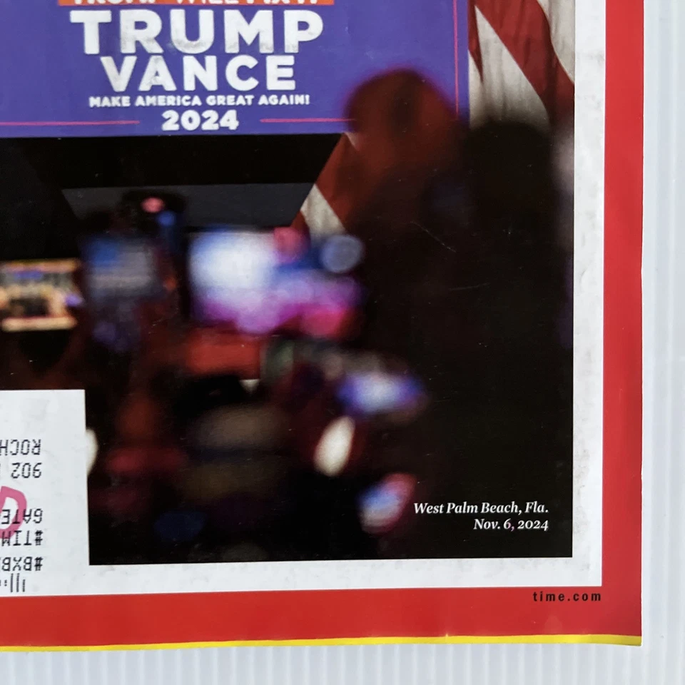 TIME MAGAZINE - DONALD TRUMP 47th President of the United States - Nov. 25 2024 - Image 4 of 4