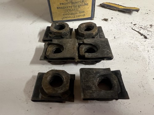 1965 Chevrolet/ Impala frame cage nuts for bumper mounting - Picture 3 of 5