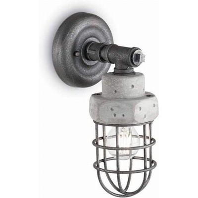 Ideal Lux TNT AP1 Wall Lamp Max 1x60W E27 13x31x17cm Cement