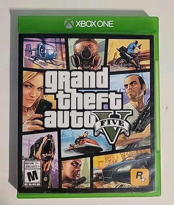 Grand Theft Auto 5 Xbox One,Complete With Map FREE LETTERMAIL SHIPPING IN CAN 
