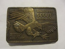 Owasippe Scout Camp America's Premier Scout Camp Buckle Former Chicago Area Cl.
